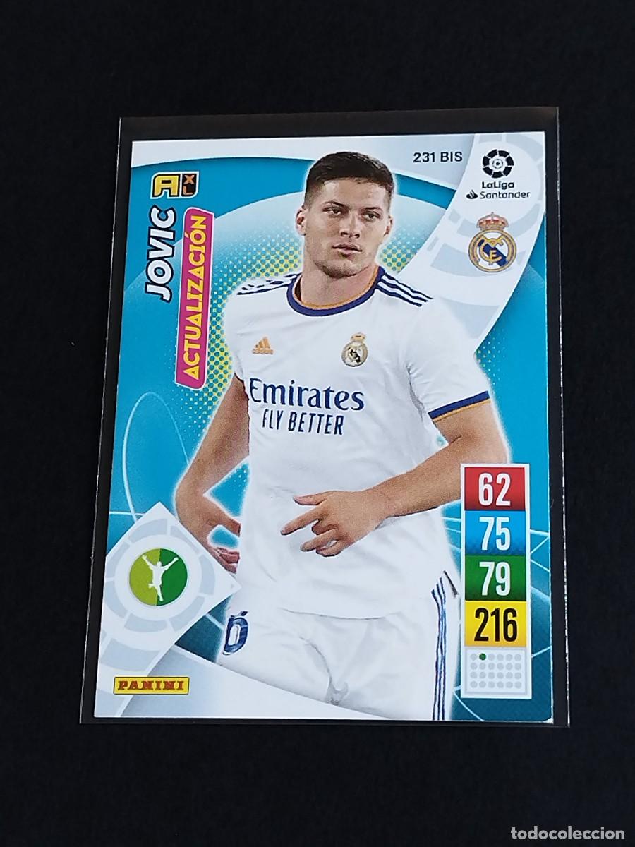 Cromos de f&uacute;tbol: JOVIC ACTUALIZACI&Oacute;N #231 BIS REAL MADRID - ADRENALYN XL LA LIGA 2021 2022 - PANINI 21 22