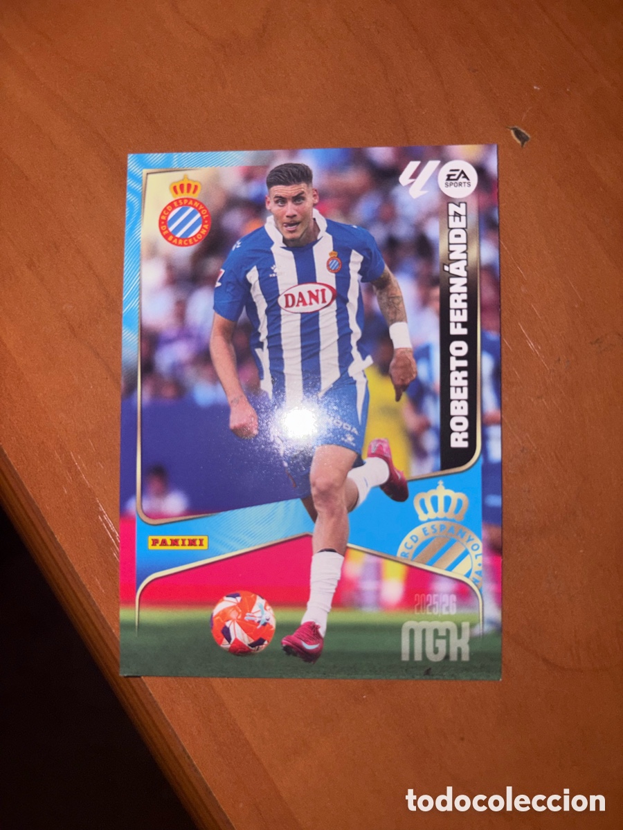 Cromos de Futebol: Roberto Fern&aacute;ndez n&uacute;mero 162 del Espa&ntilde;ol megacracks 25-26 2025-2026