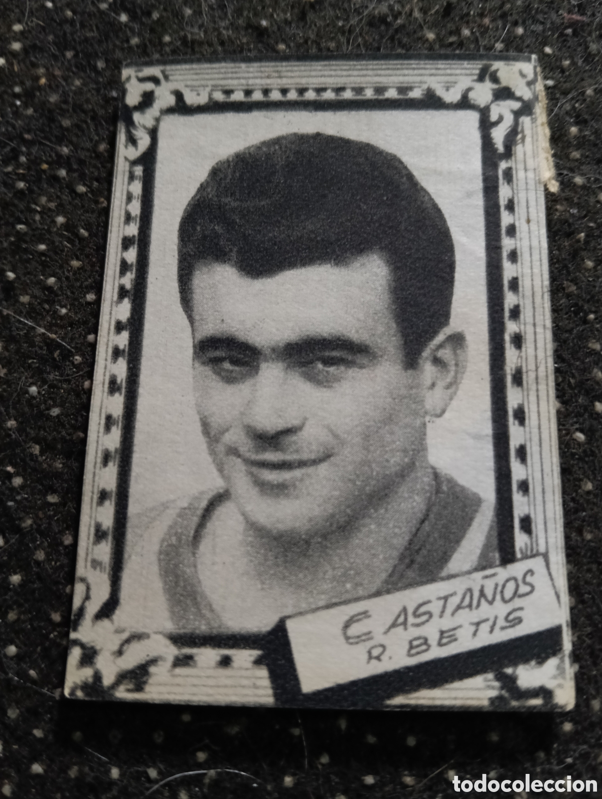 Cromos de Futebol: CASTA&Ntilde;OS - REAL BETIS - CROMO LIGA 1959 1960 - ALBUM FHER DISGRA, sin pegar, en muy buen estado