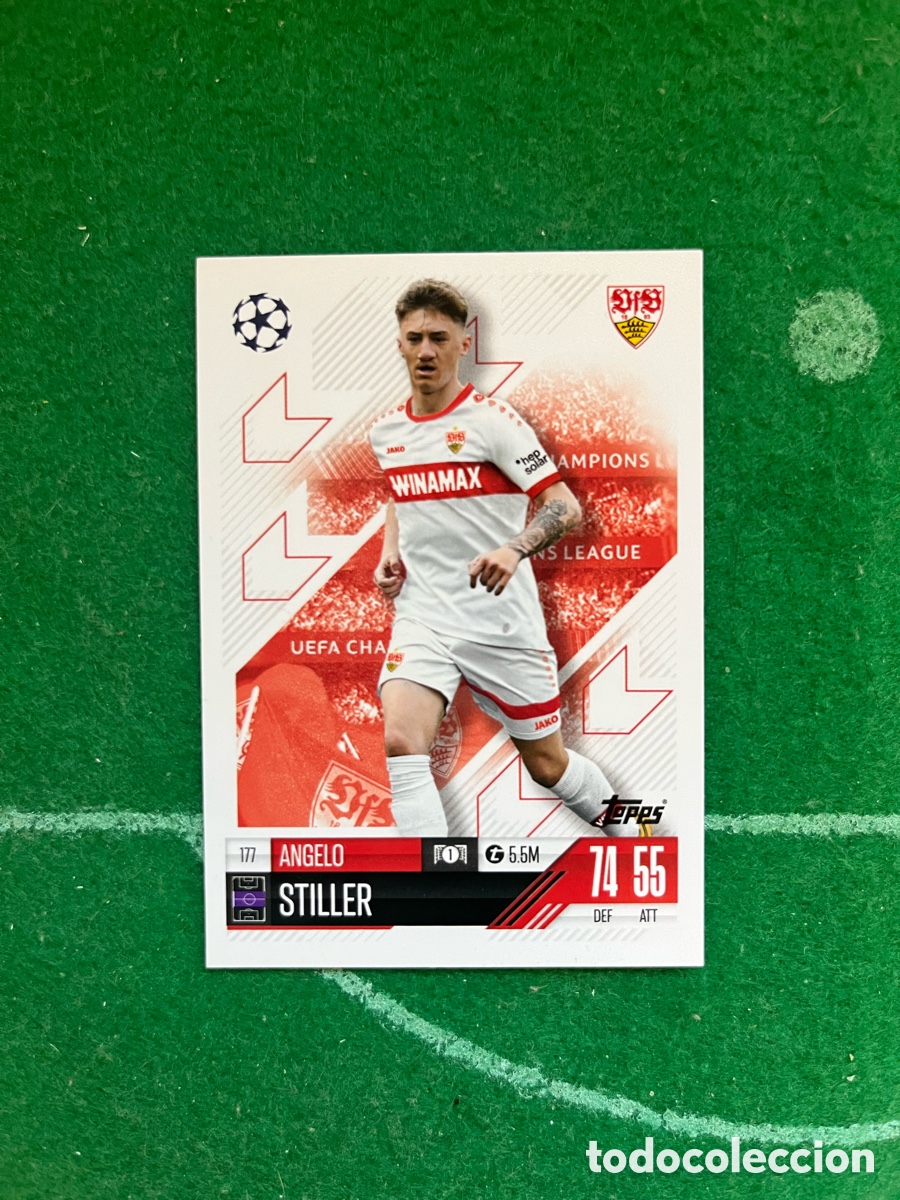 Cromos de f&uacute;tbol: 177 STILLER STTUGART MATCH ATTAX 2024 2025 TOPPS