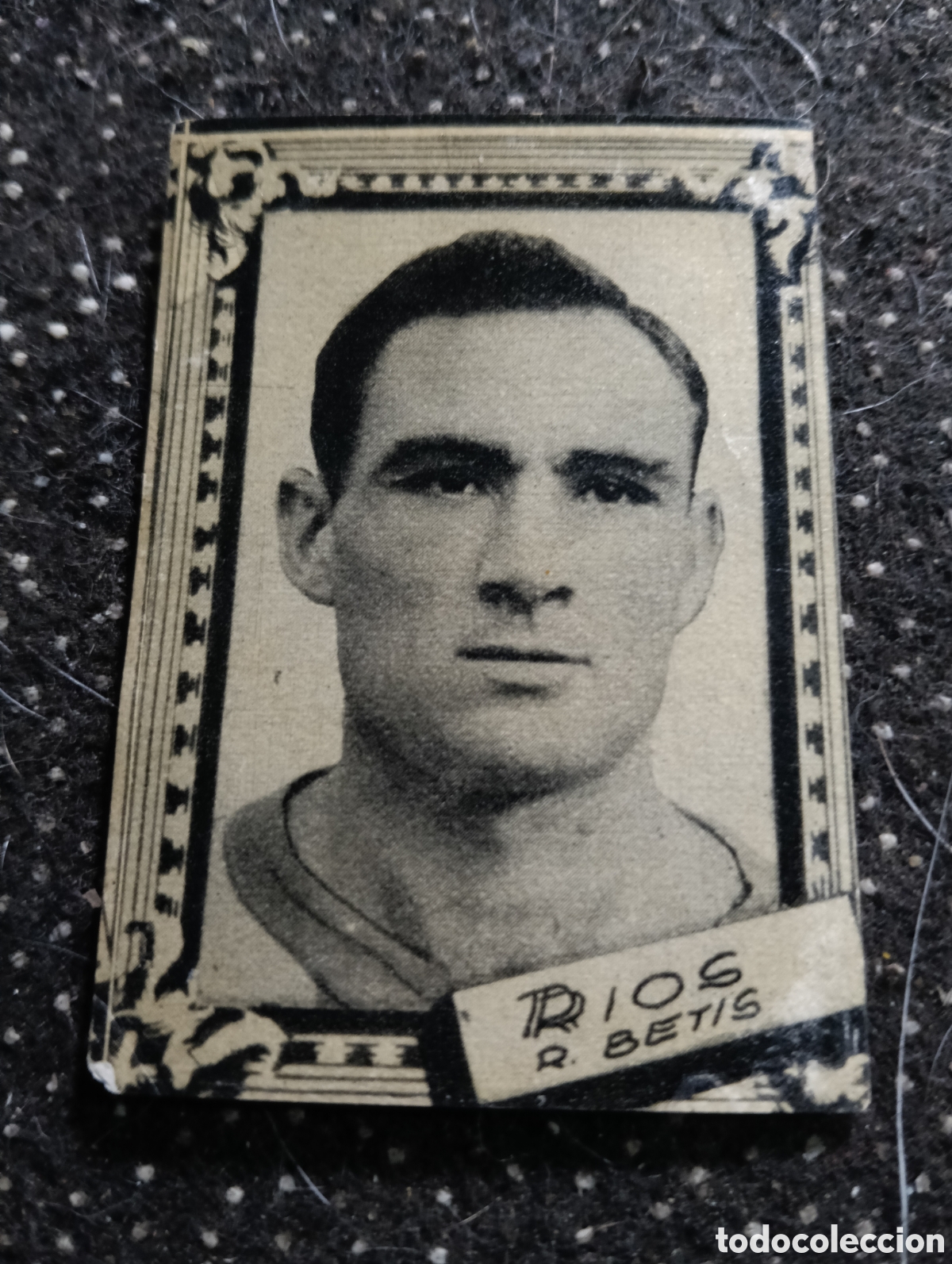 Cromos de f&uacute;tbol: RIOS - REAL BETIS - CROMO LIGA 1959 1960 - ALBUM FHER DISGRA, sin pegar, en muy buen estado