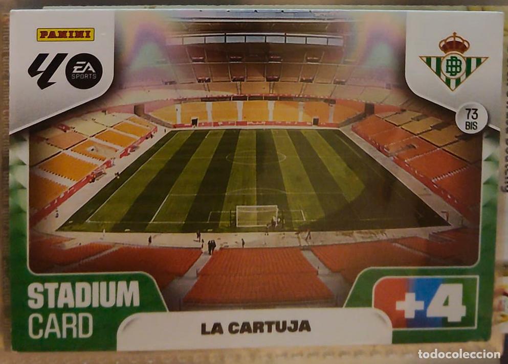 Cromos de f&uacute;tbol: 73 BIS LA CARTUJA BETIS ADRENALYN LIGA 25 26 2025 2026 PANINI album