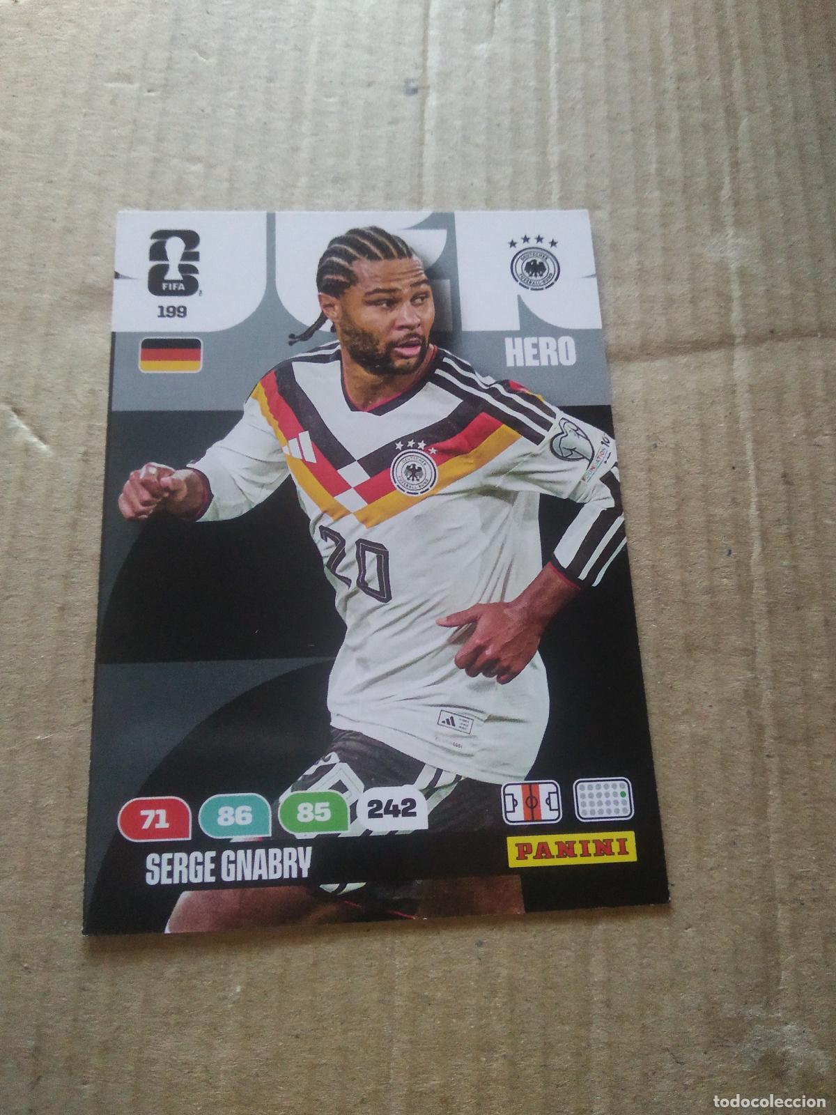 Cromos de f&uacute;tbol: 199 GNABRY ALEMANIA CROMO FUTBOL PANINI ADRENALYN MUNDIAL 2026 WORLD CUP COPA DEL MUNDO