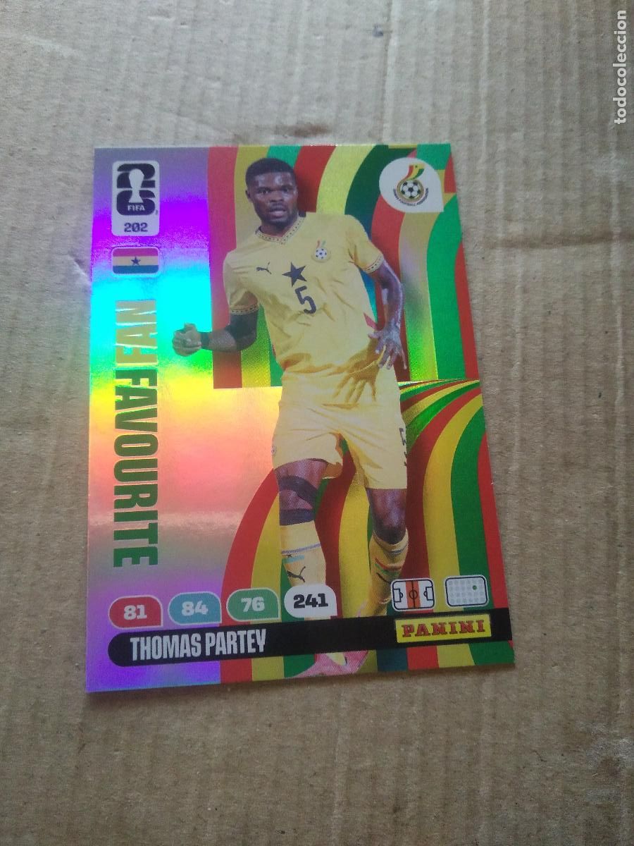 Cromos de f&uacute;tbol: 202 THOMAS PARTEY GHANA CROMO FUTBOL PANINI ADRENALYN MUNDIAL 2026 WORLD CUP COPA DEL MUNDO