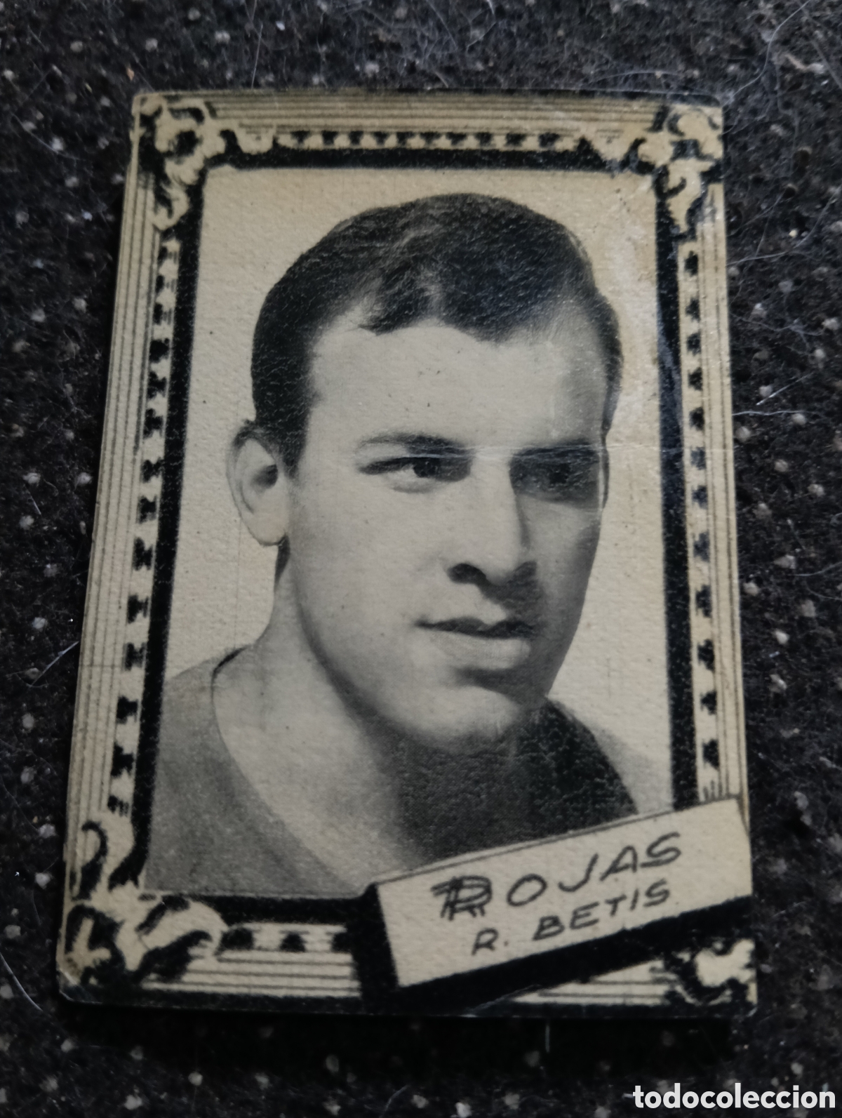 Cromos de f&uacute;tbol: ROJAS - REAL BETIS - CROMO LIGA 1959 1960 - ALBUM FHER DISGRA, sin pegar, en muy buen estado