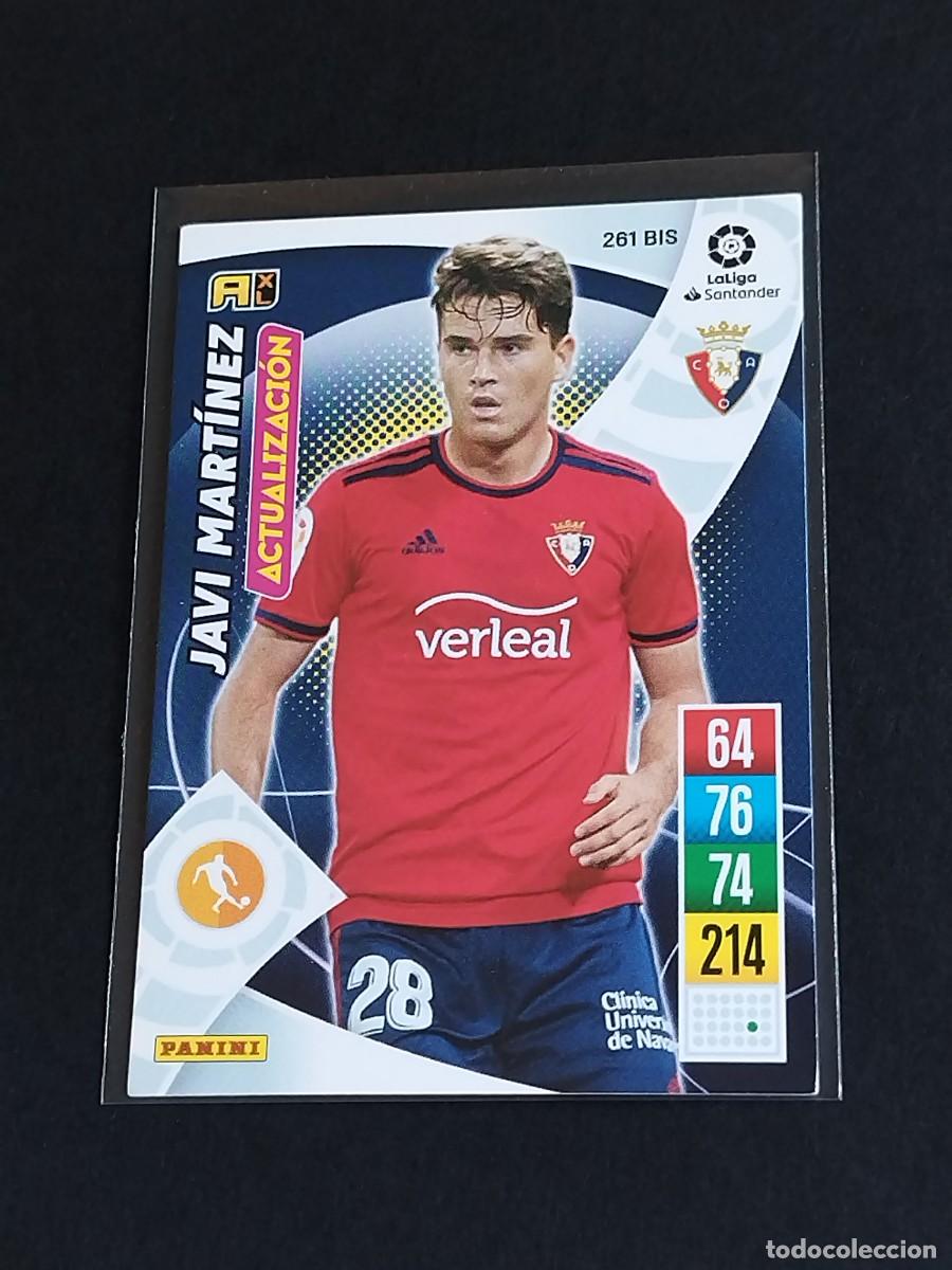 Cromos de f&uacute;tbol: JAVI MART&Iacute;NEZ ACTUALIZACI&Oacute;N #261 BIS CA OSASUNA - ADRENALYN XL LA LIGA 2021 2022 - PANINI 21 22