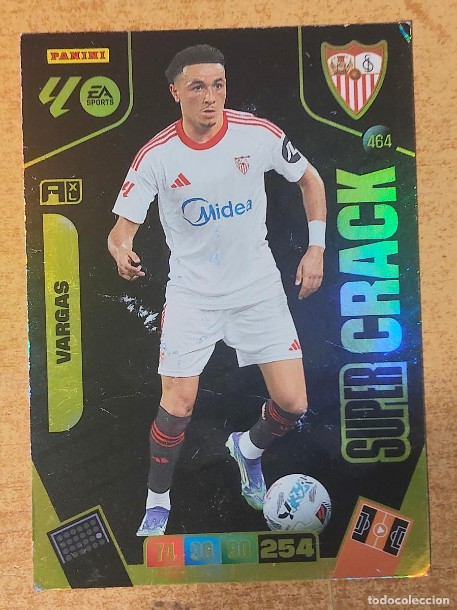 Cromos de f&uacute;tbol: 464 Rub&eacute;n Vargas, Sevilla FC, S&uacute;per Crack, Panini Adrenalyn XL La Liga 2025 2026 25 26