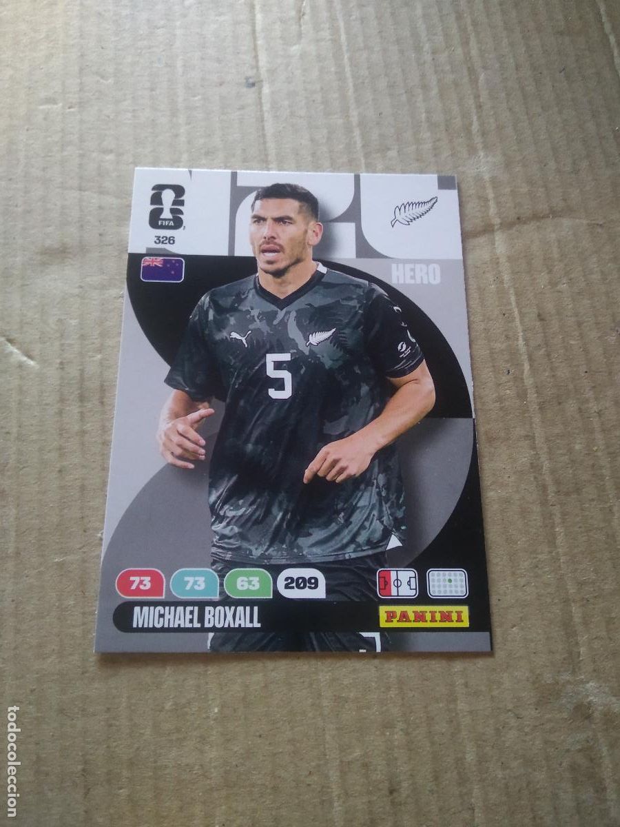 Cromos de f&uacute;tbol: 326 MICHAEL BOXALL NUEVA ZELANDA CROMO FUTBOL PANINI ADRENALYN MUNDIAL 2026 WORLD CUP COPA DEL MUNDO