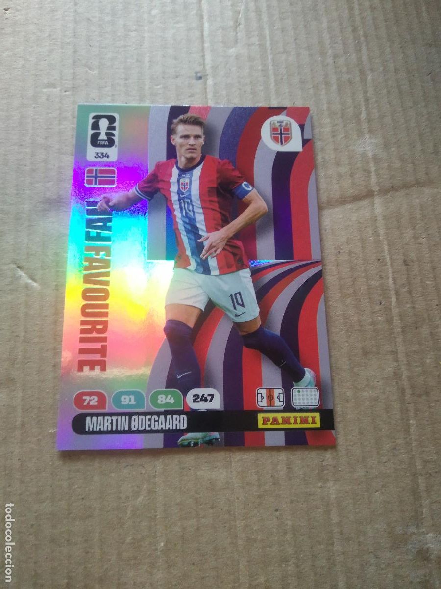 Cromos de f&uacute;tbol: 334 ODEGAARD NORUEGA CROMO FUTBOL PANINI ADRENALYN MUNDIAL 2026 WORLD CUP COPA DEL MUNDO