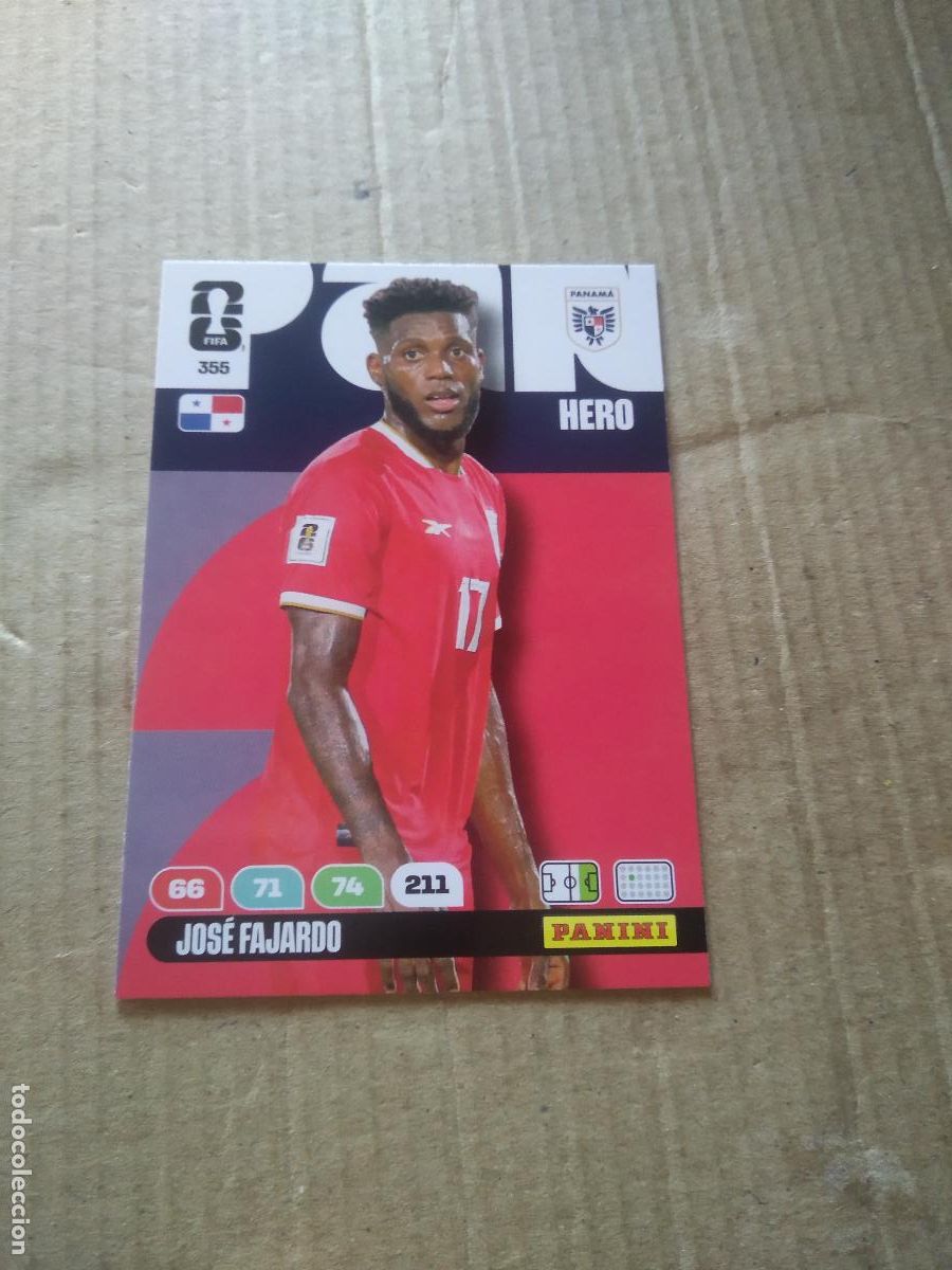 Cromos de f&uacute;tbol: 355 JOSE FAJARDO PANAMA CROMO FUTBOL PANINI ADRENALYN MUNDIAL 2026 WORLD CUP COPA DEL MUNDO