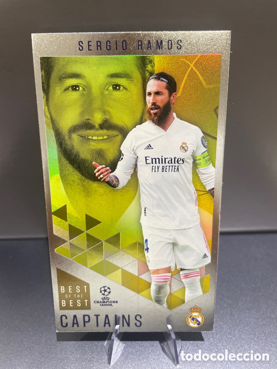 Cromos de Futebol: Sergio Ramos 178 Captains Best of the Best UCL 2020-21 Real Madrid