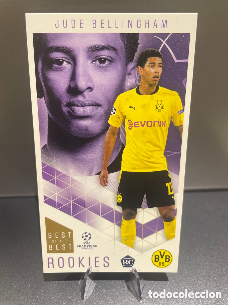 Cromos de f&uacute;tbol: Bellingham 43 Rookie Best of the Best UCL 2020-21 Topps Borussia Dortmund