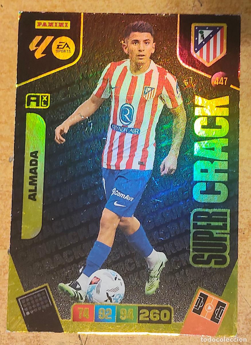 Cromos de f&uacute;tbol: ADRENALYN XL 2025 2026 PANINI N&ordm; 447 ALMADA ATL&Eacute;TICO MADRID SUPER CRACKS CARD ALBUM LIGA