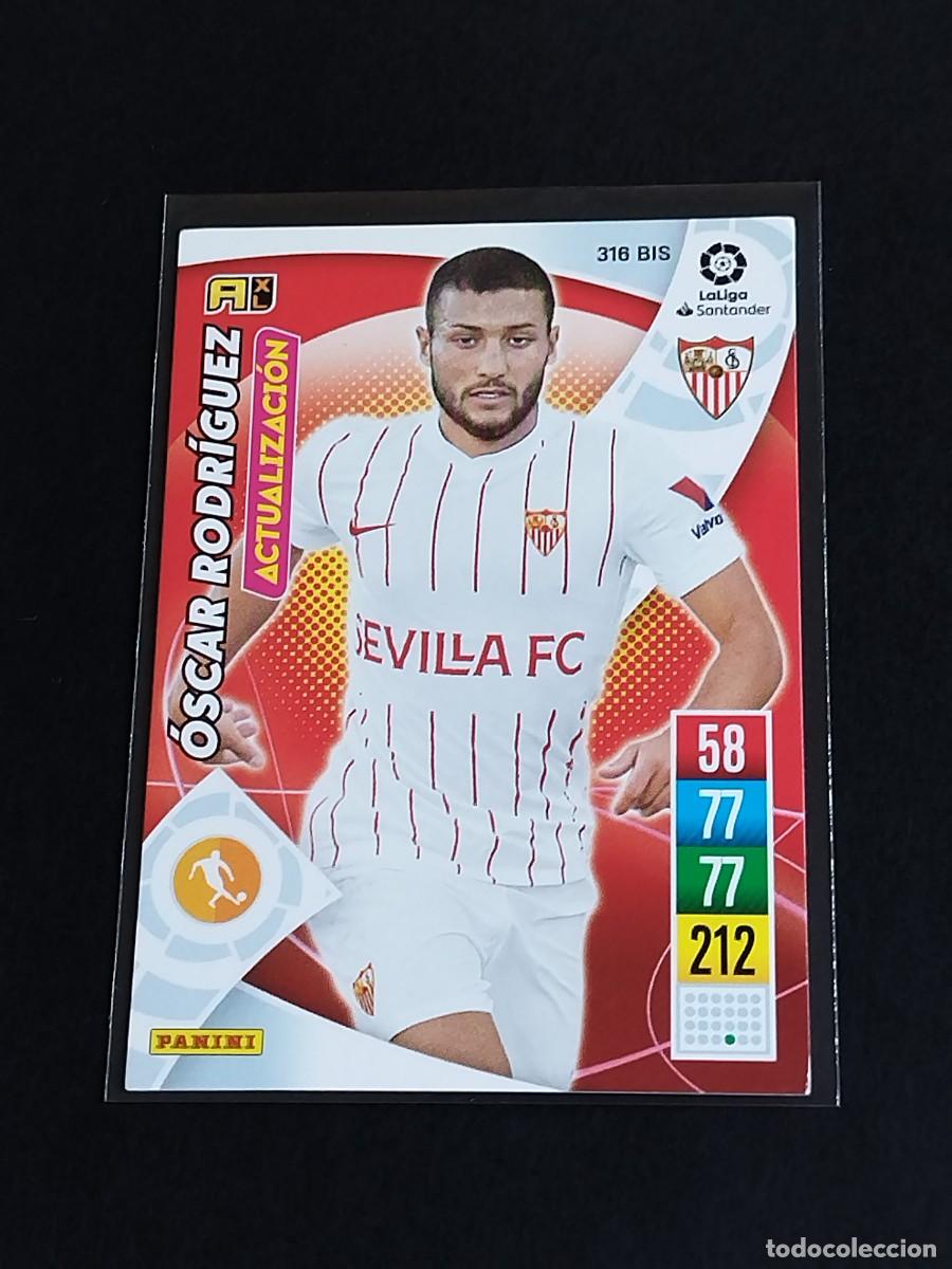 Cromos de f&uacute;tbol: &Oacute;SCAR RODR&Iacute;GUEZ ACTUALIZACI&Oacute;N #316 BIS SEVILLA FC - ADRENALYN XL LA LIGA 2021 2022 - PANINI 21 22