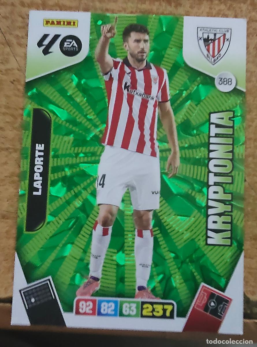 Cromos de f&uacute;tbol: ADRENALYN XL 2025 2026 25 26 PANINI LAPORTE 388 KRYPTONITA ATHLETIC BILBAO LIGA COLECCI&Oacute;N ALBUM