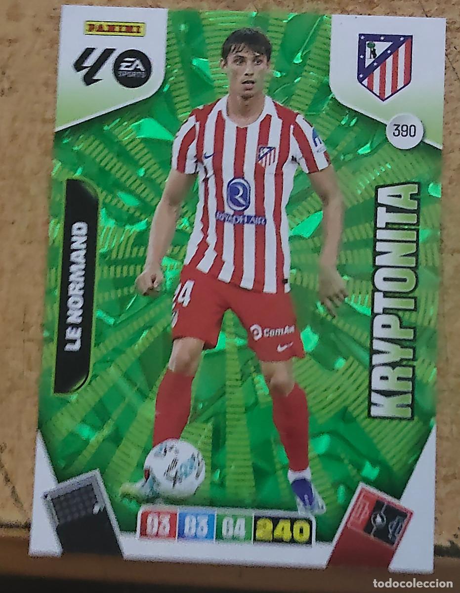 Cromos de f&uacute;tbol: 390 LE NORMAND ATL&Eacute;TICO MADRID KRYPTONITA ADRENALYN 2025 2026 25 26