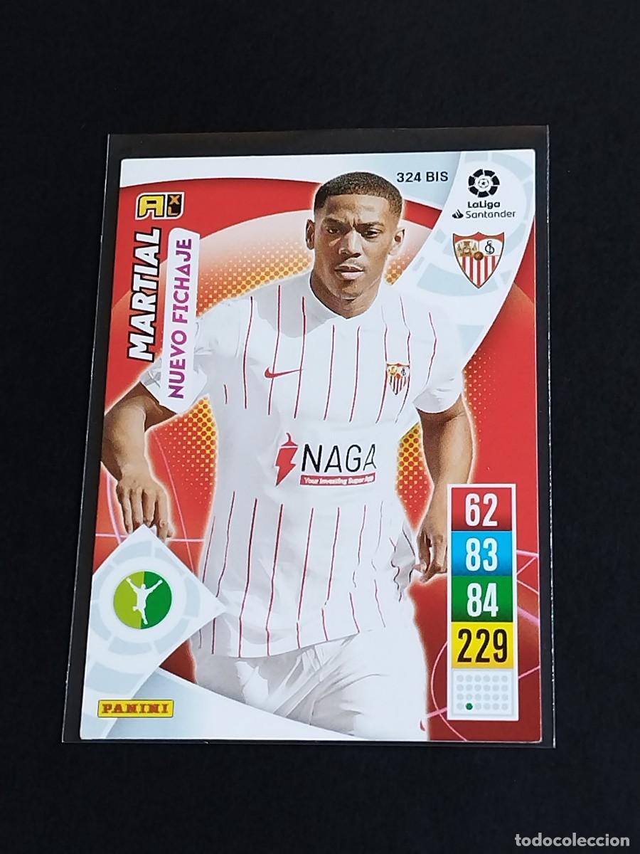 Cromos de f&uacute;tbol: MARTIAL NUEVO FICHAJE #324 BIS SEVILLA FC - ADRENALYN XL LA LIGA 2021 2022 - PANINI 21 22