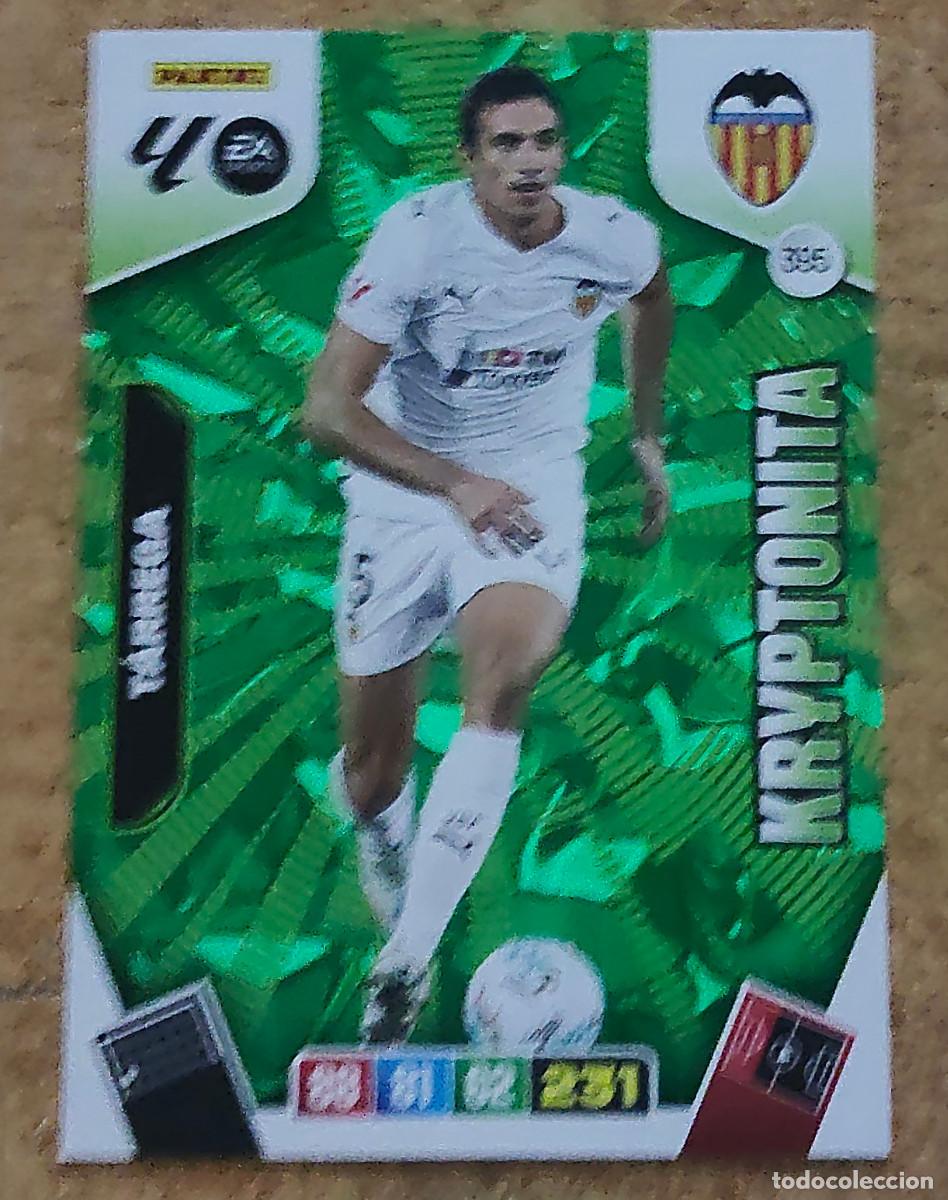 Cromos de f&uacute;tbol: 395 TARREGA VALENCIA KRYPTONITA ⚽ LIGA ADRENALYN XL 2025 2026 25 26 ⚽