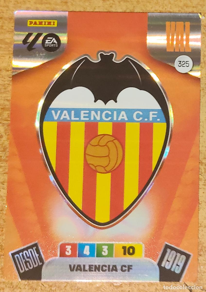 Cromos de f&uacute;tbol: 325 Escudo | Valencia CF | Adrenalyn XL LaLiga 2025 2026 Panini 25 26