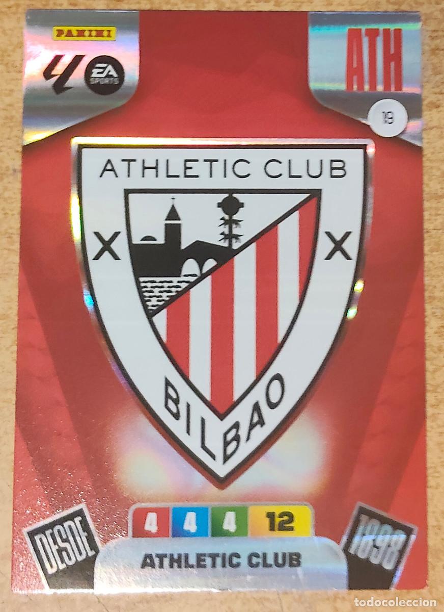 Cromos de f&uacute;tbol: CROMO DE FUTBOL NUMERO 19 ESCUDO ATHLETIC DE BILBAO ADRENALYN XL 2025 2026 PANINI