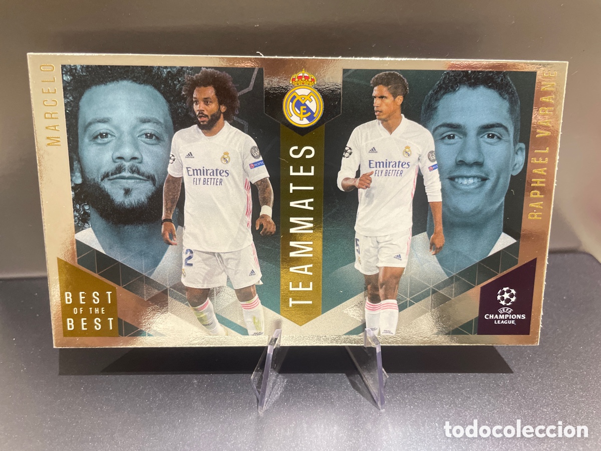 Figurine di Calcio: Marcelo Varane 148 Teammates Best of the Best 2020-21 Topps Real Madrid