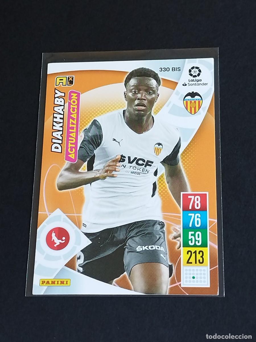 Cromos de f&uacute;tbol: DIAKHABY ACTUALIZACI&Oacute;N #330 BIS VALENCIA CF - ADRENALYN XL LA LIGA 2021 2022 - PANINI 21 22