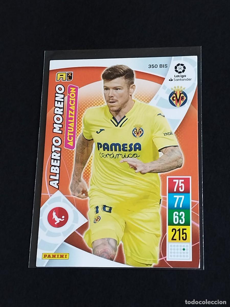 Cromos de f&uacute;tbol: ALBERTO MORENO ACTUALIZACI&Oacute;N #350 BIS VILLARREAL CF - ADRENALYN XL LA LIGA 2021 2022 - PANINI 21 22