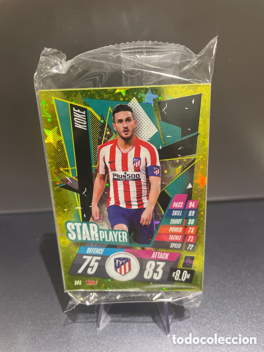 Figurine di Calcio: Pack 34 cards Star Player - Rising Star Topps Match Attax 2020-21 contiene 7 cards especiales
