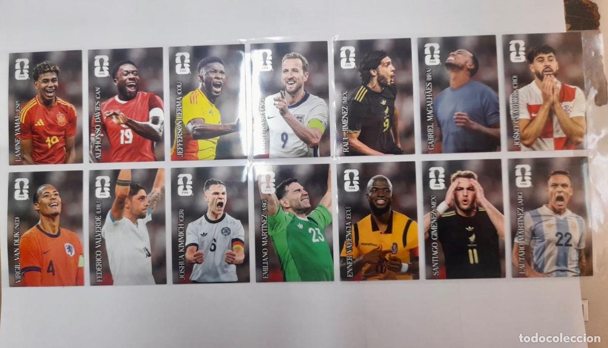 Cromos de f&uacute;tbol: 14 cromos Coca Cola panini Brasil 2026