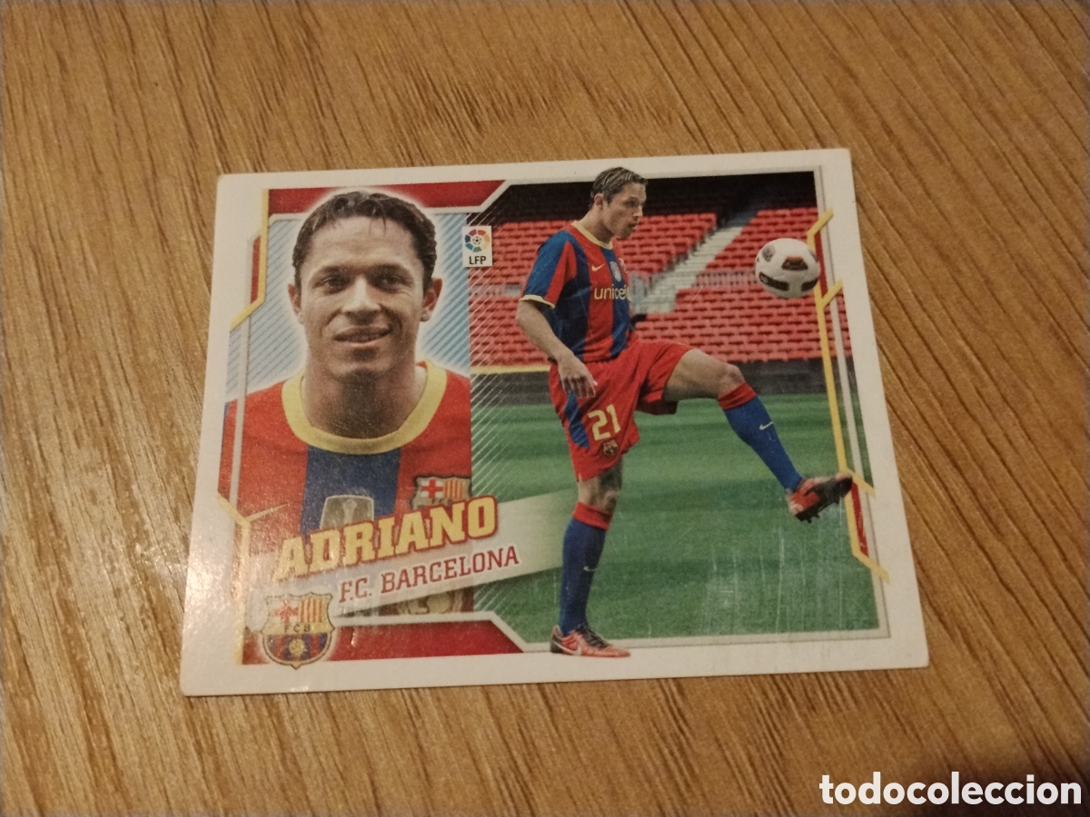 Cromos de f&uacute;tbol: Adriano 10/11 colecciones Este