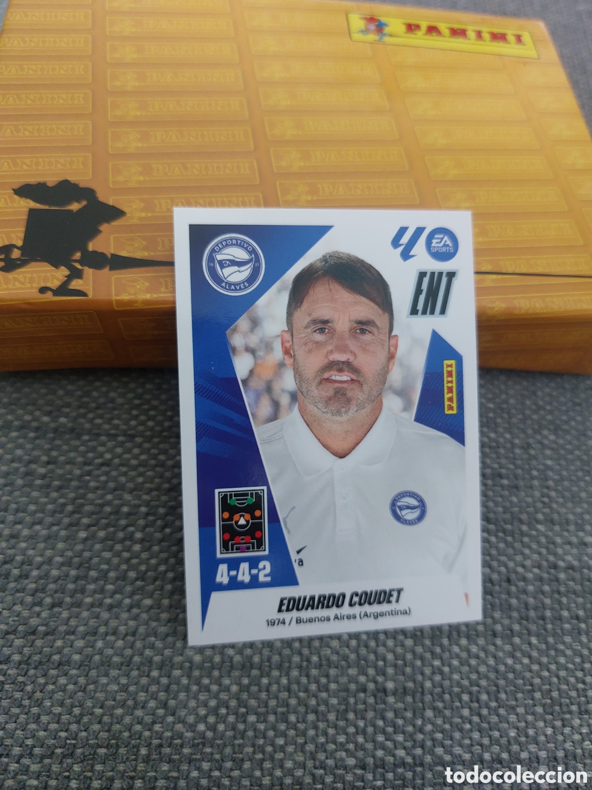 Cromos de f&uacute;tbol: 2 EDUARDO COUDET DEPORTIVO ALAVES CROMOS EDICIONES LIGA FUTBOL ESTE PANINI 2025 2026 25 26