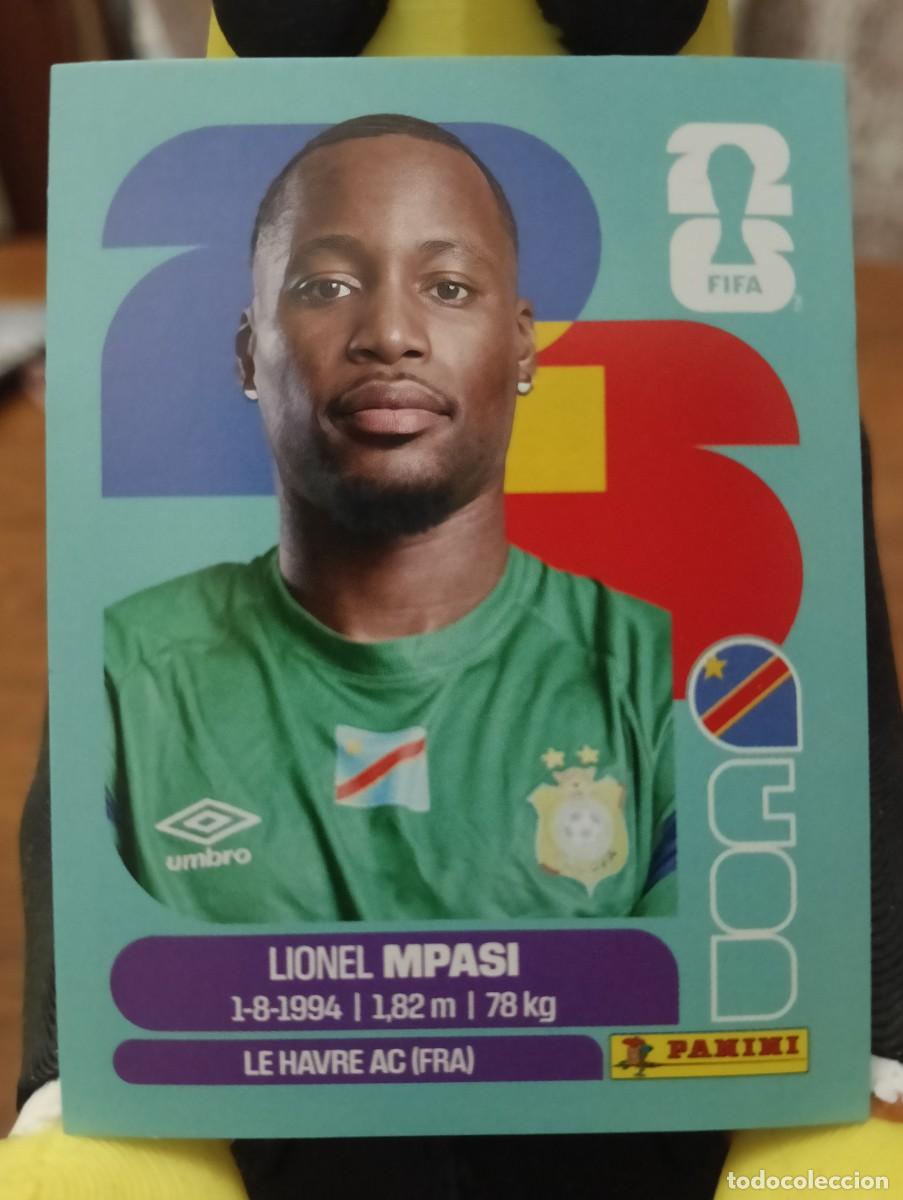 Cromos de f&uacute;tbol: Mundial 2026 - Lionel Mpasi - N&deg; 2 - Congo DR