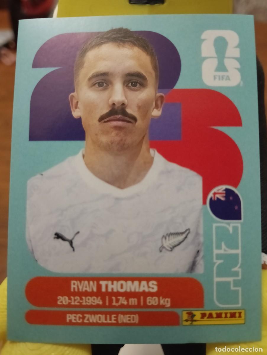 Cromos de f&uacute;tbol: Mundial 2026 - Ryan Thomas - N&deg; 12 - N Zelanda