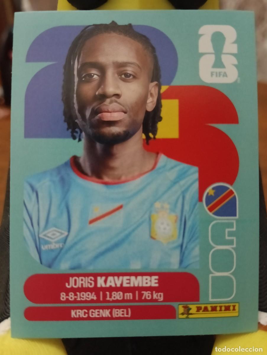 Cromos de f&uacute;tbol: Mundial 2026 - Joris Kavembe - N&deg; 7 - Congo DR