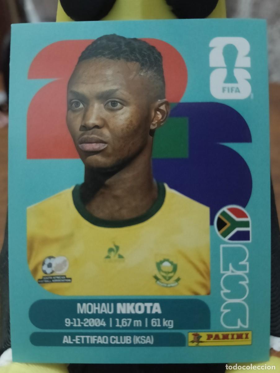 Cromos de f&uacute;tbol: Mundial 2026 - Mohau Nkota - N&deg; 19 - Sud&aacute;frica