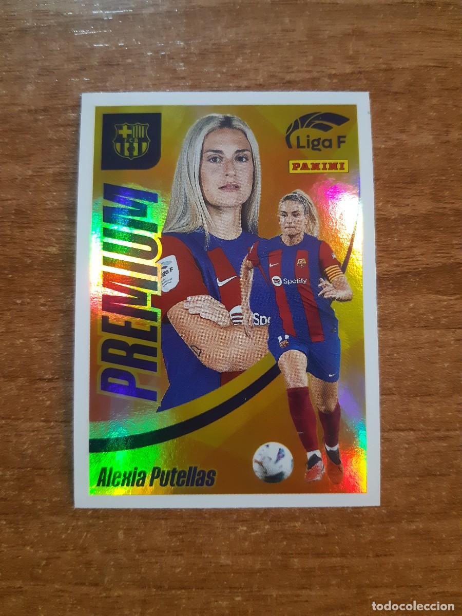 Cromos de f&uacute;tbol: ALEXIA PUTELLAS BARCELONA PREMIUM LIGA F PANINI 23-24 2023 2024. NUEVO SIN PEGAR