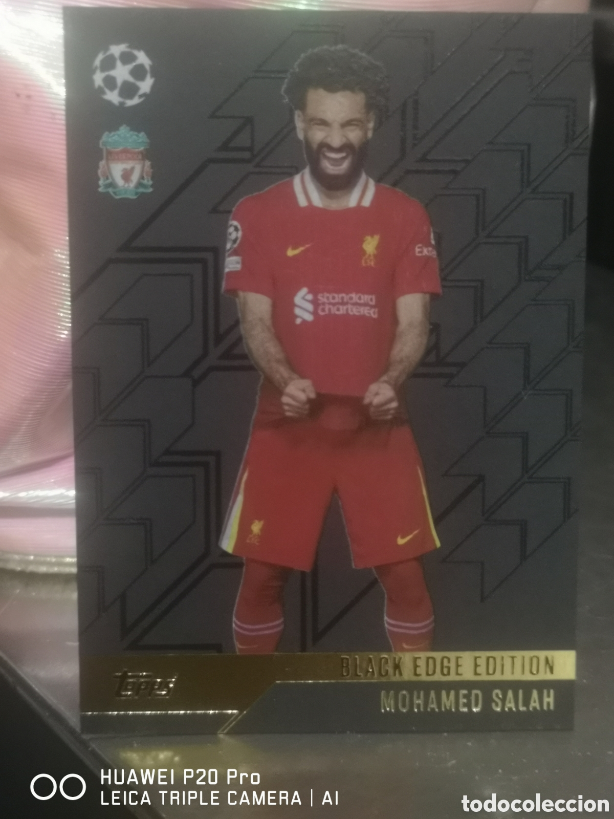 Cromos de f&uacute;tbol: BE 9 / BLACK EDGE EDITION - MOHAMED SALAH - MATCH ATTAX 2024 2025 / LIVERPOOL