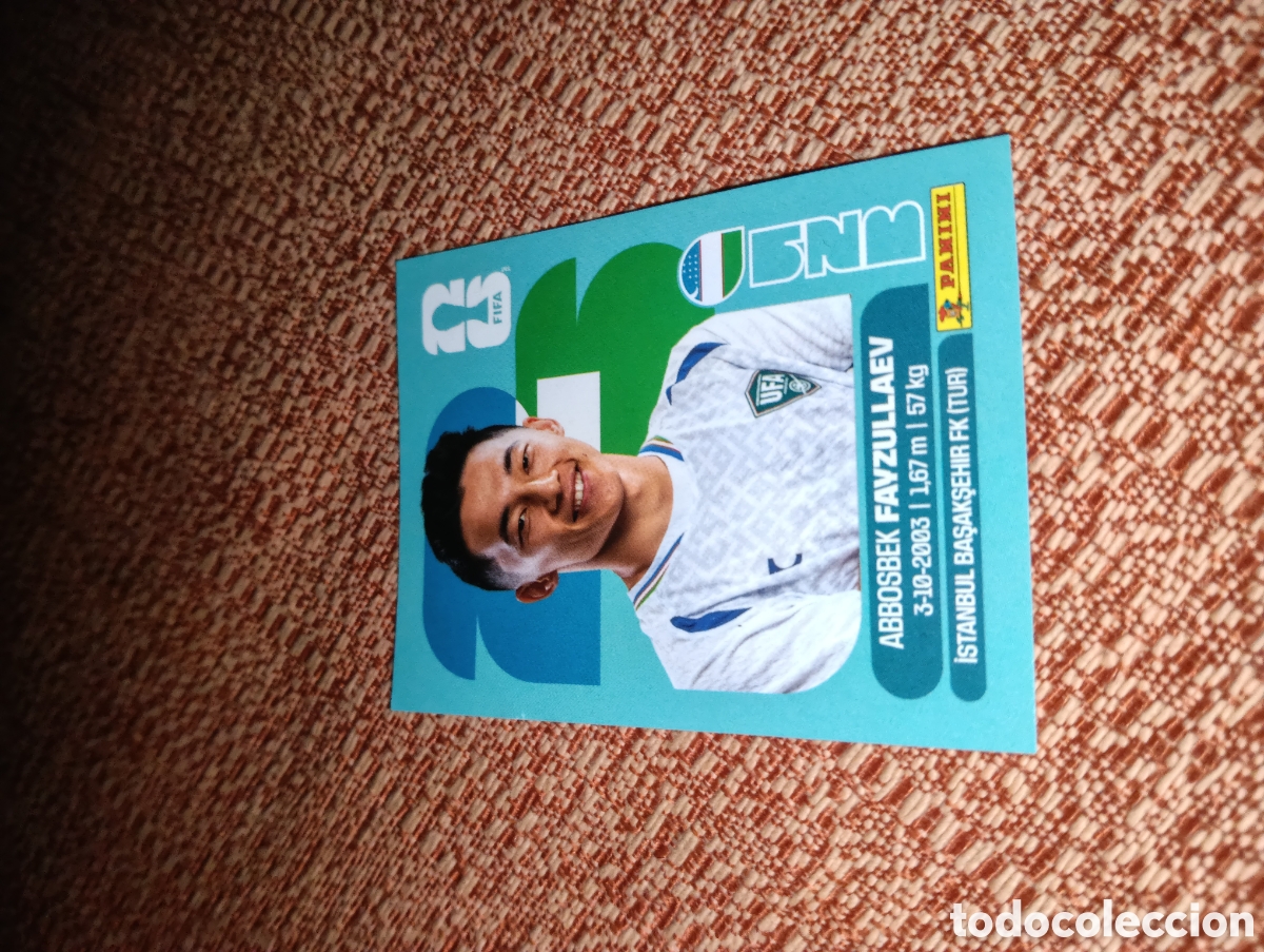 Cromos de f&uacute;tbol: CROMO N&Uacute;MERO 20 FAYZULLAEV UZBEKISTAN. MUNDIAL 2026. PANINI.