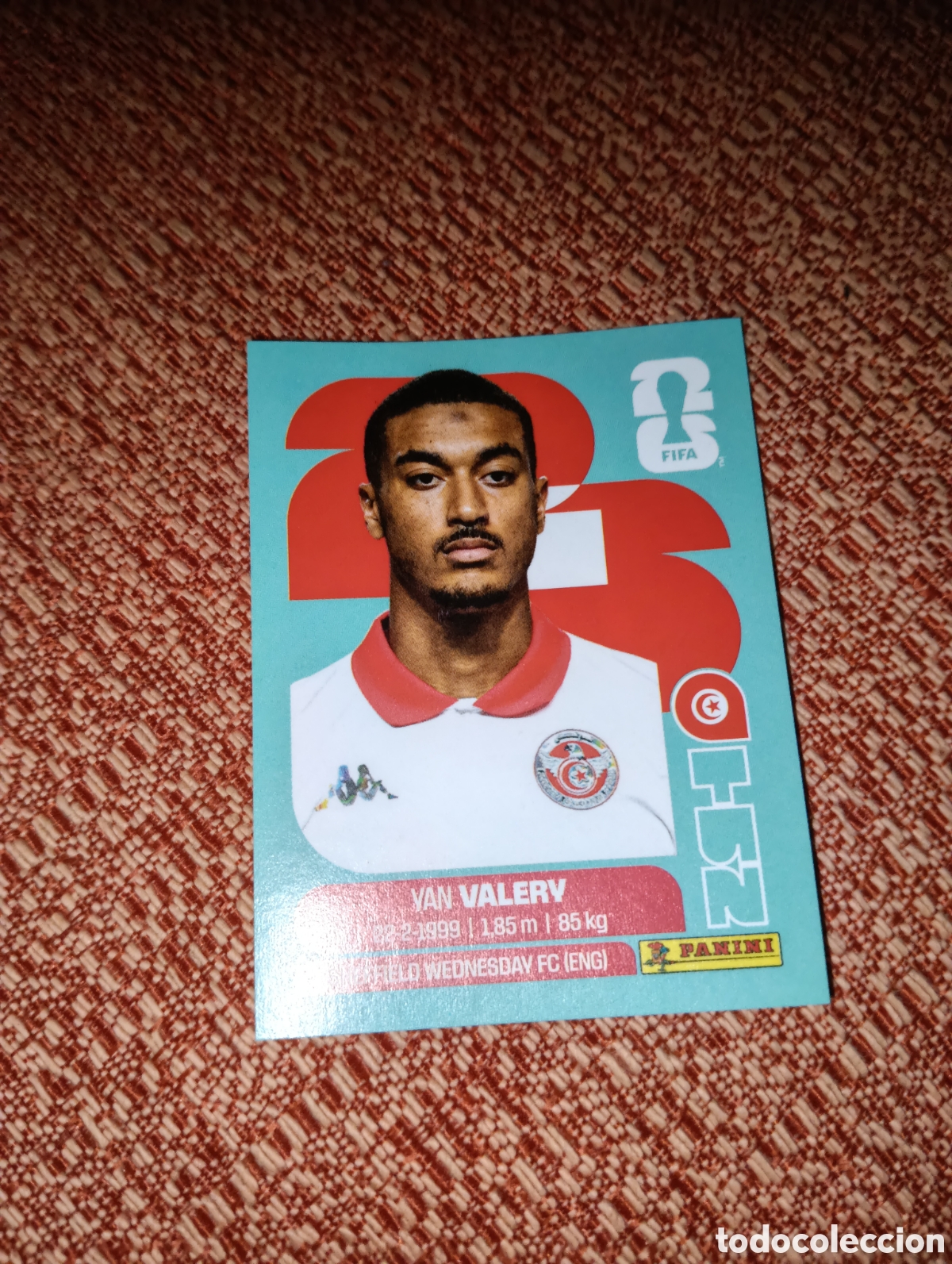 Cromos de f&uacute;tbol: TUN 4 YAN VALERY BASE TUNISIA CROMO MUNDIAL STICKERS 2026 26