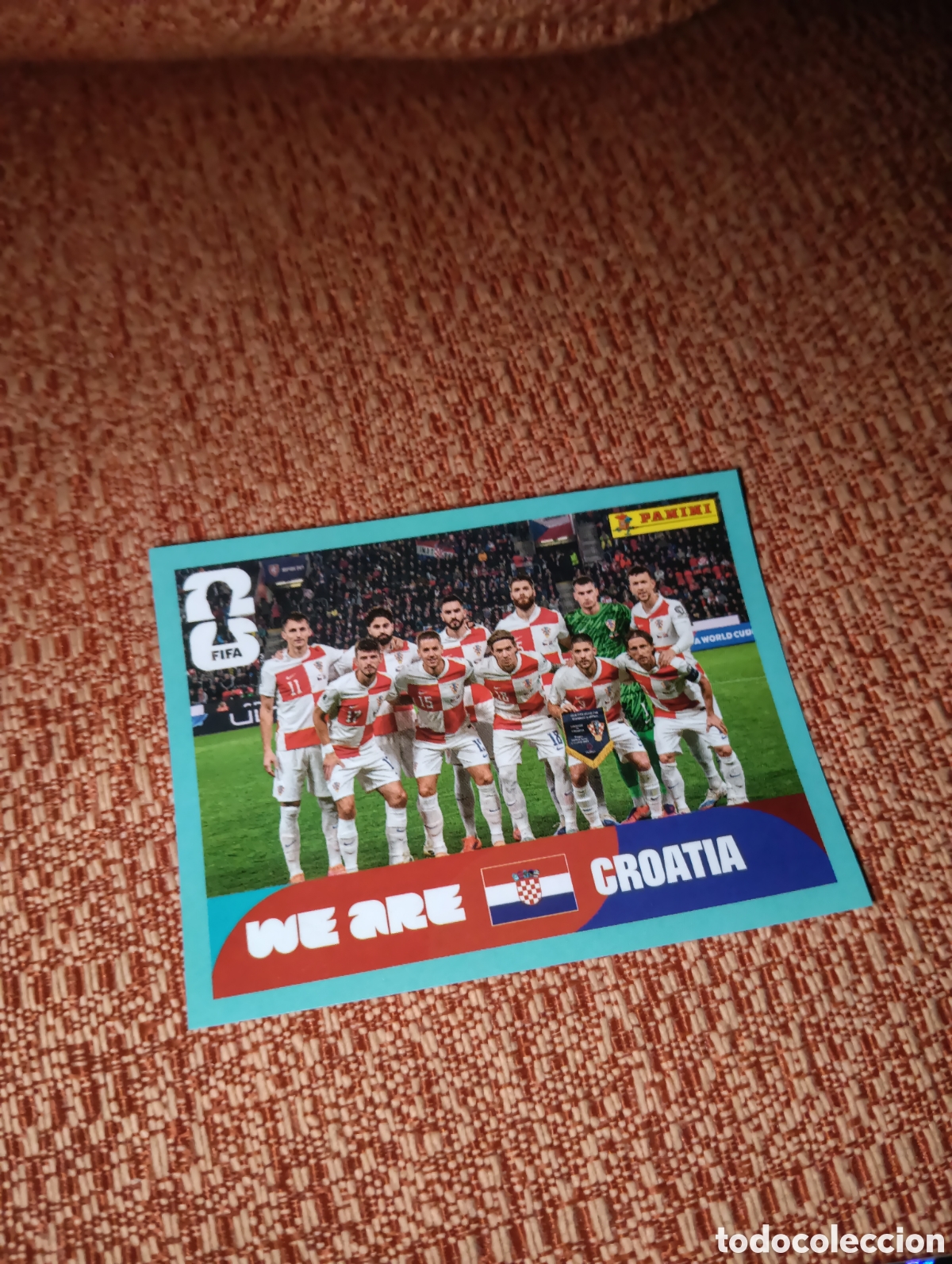 Cromos de f&uacute;tbol: Fifa World Cup 26 Mundial 2026 CRO 13 Croacia Foto de Equipo Plantilla Alineacion