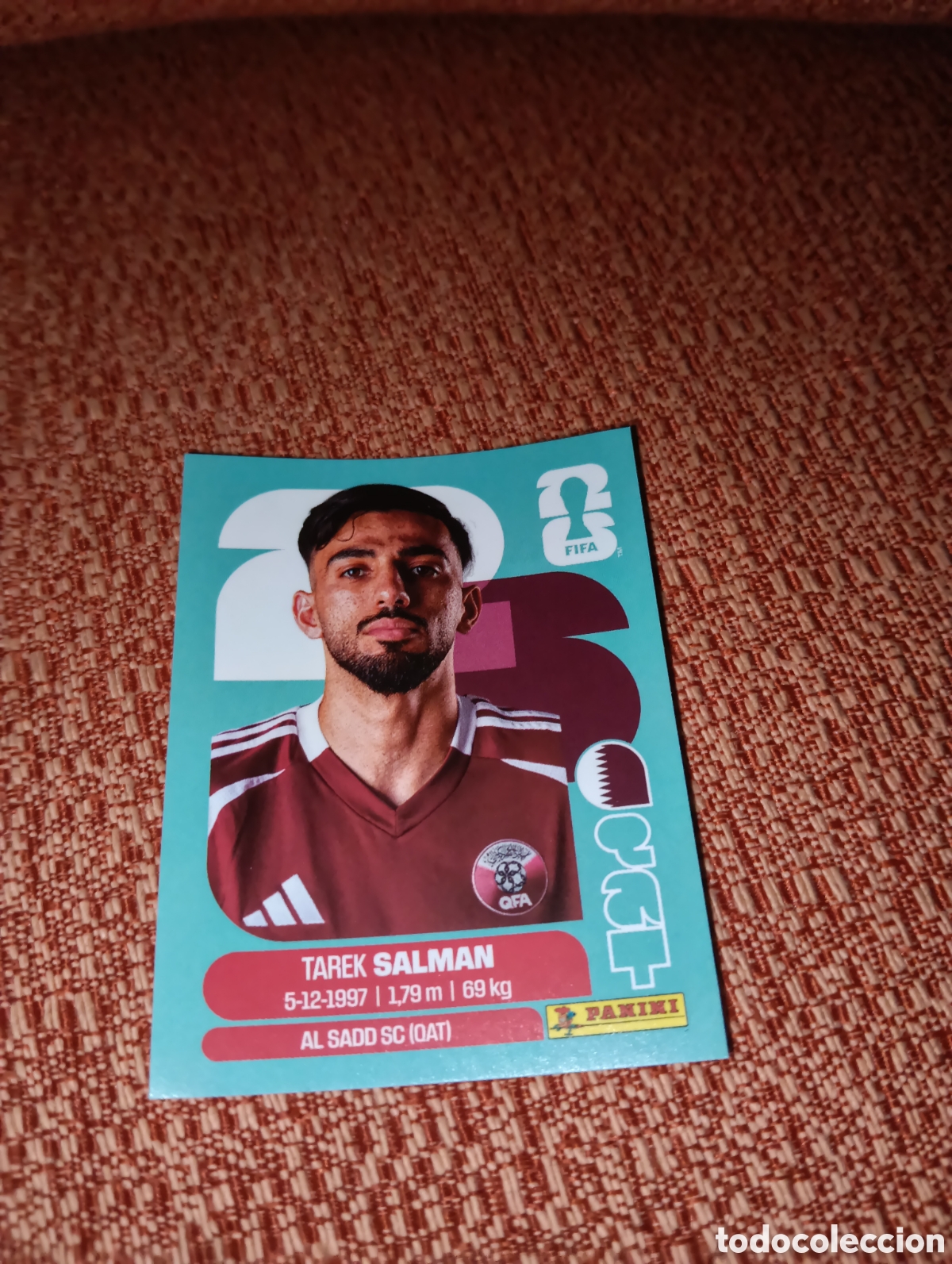 Cromos de f&uacute;tbol: B28 QAT 8 QAT8 TAREK SALMAN QATAR MUNDIAL FIFA WORLD CUP 2026 STICKER PANINI
