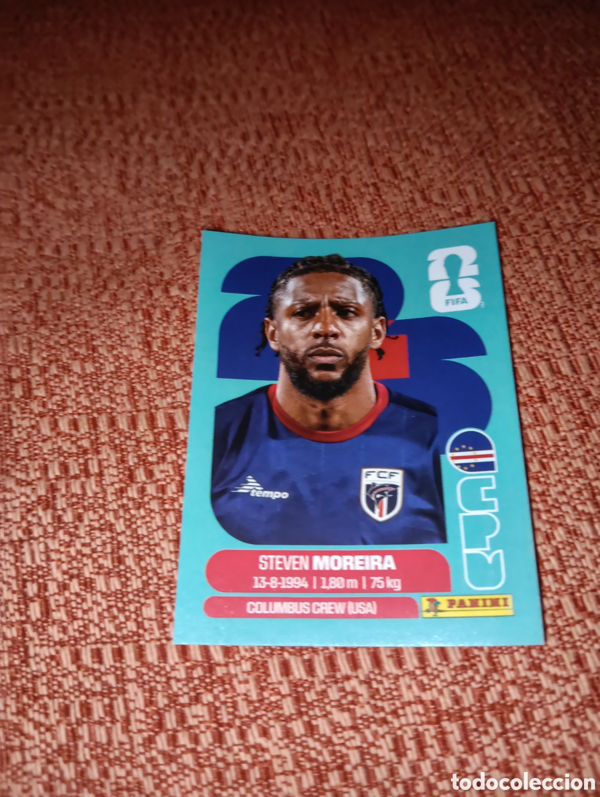 Cromos de f&uacute;tbol: OFFICIAL STICKER COLLECTION WORLD CUP MUNDIAL 2026 - CABO VERDE N&ordm; 6 MOREIRA