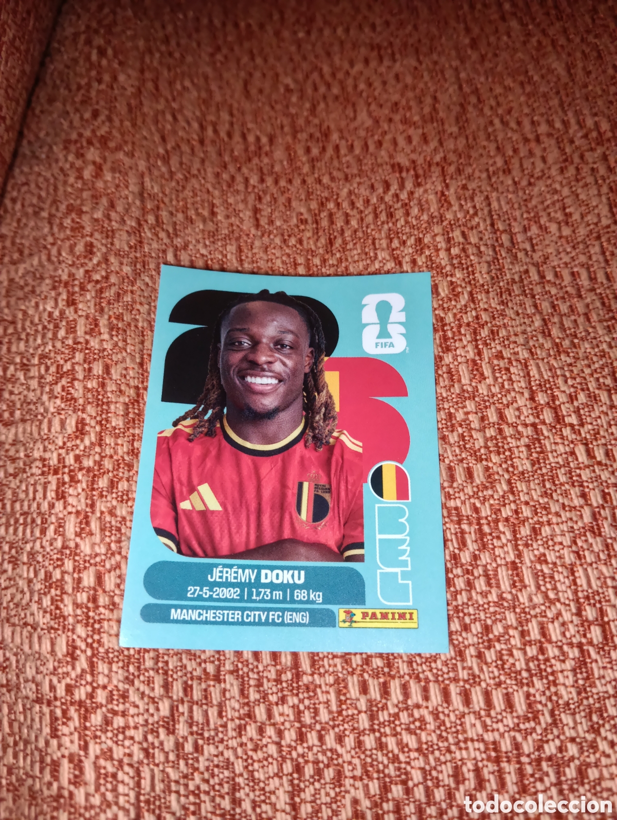 Cromos de f&uacute;tbol: Fifa World Cup 26 Mundial 2026 BEL 16 B&eacute;lgica Jeremy Doku