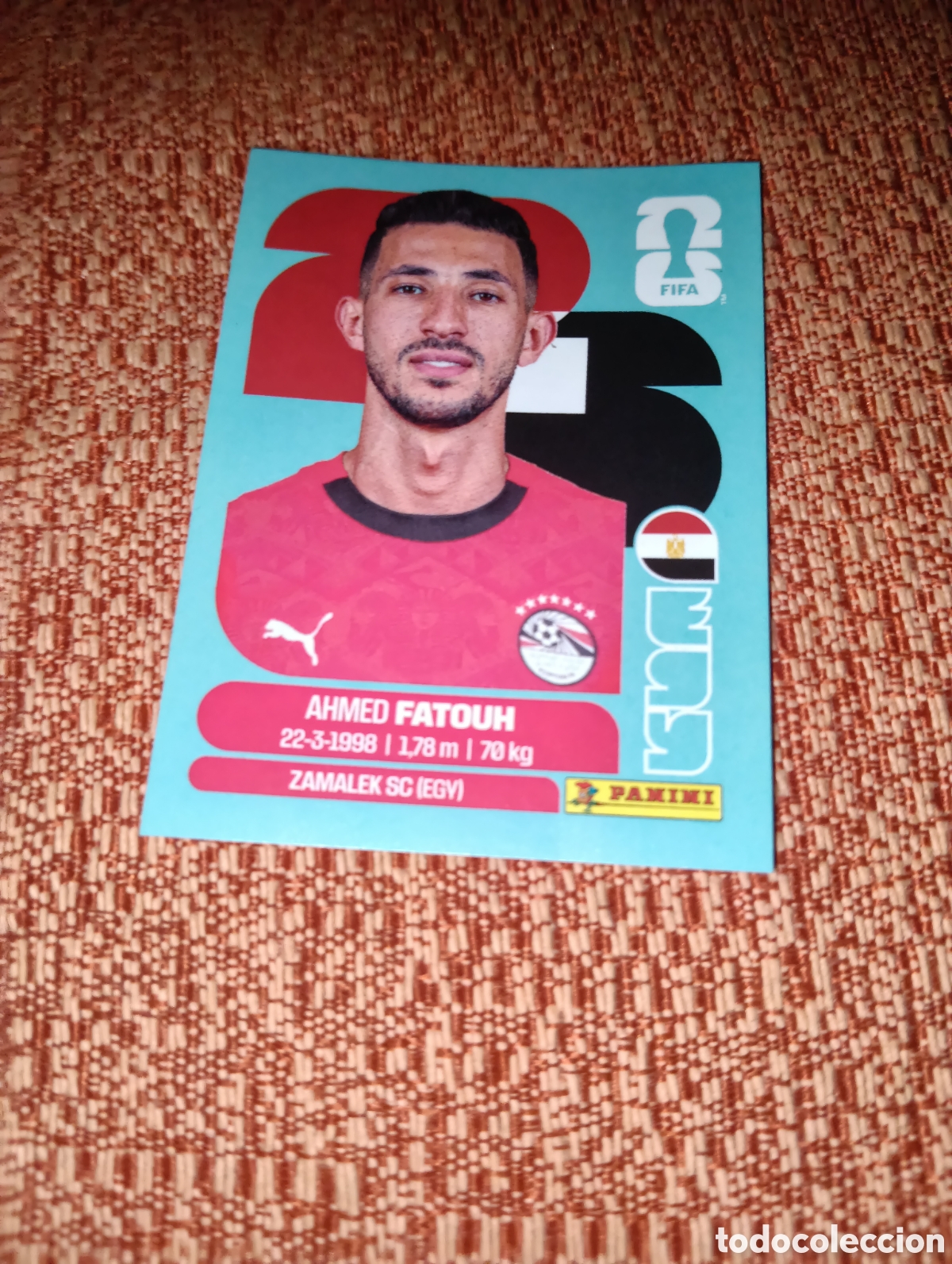 Cromos de f&uacute;tbol: L2 FATOUH SELECCION EGIPTO 9 PANINI MUNDIAL FIFA WORLD CUP 2026 PANINI NUNCA PEGADO