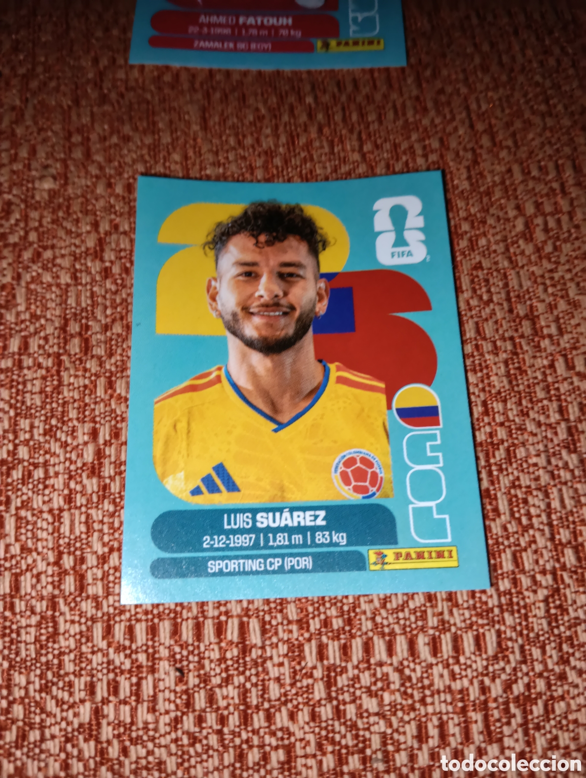 Cromos de f&uacute;tbol: B29 COL19 LUIS SU&Aacute;REZ 19 COLOMBIA COL MUNDIAL FIFA WORLD CUP 2026 STICKER PANINI