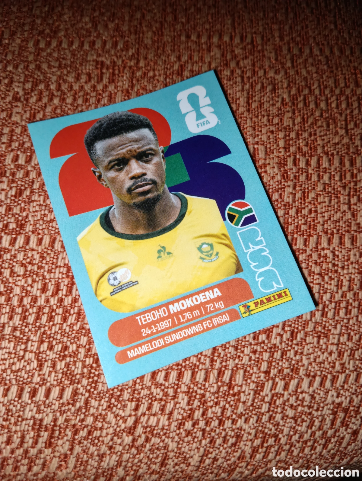 Cromos de f&uacute;tbol: RSA 11 RSA11 TEBOHO MOKOENA SUDAFRICA ⚽ PANINI FIFA MUNDIAL WORLD CUP 26 2026 STICKER ⚽