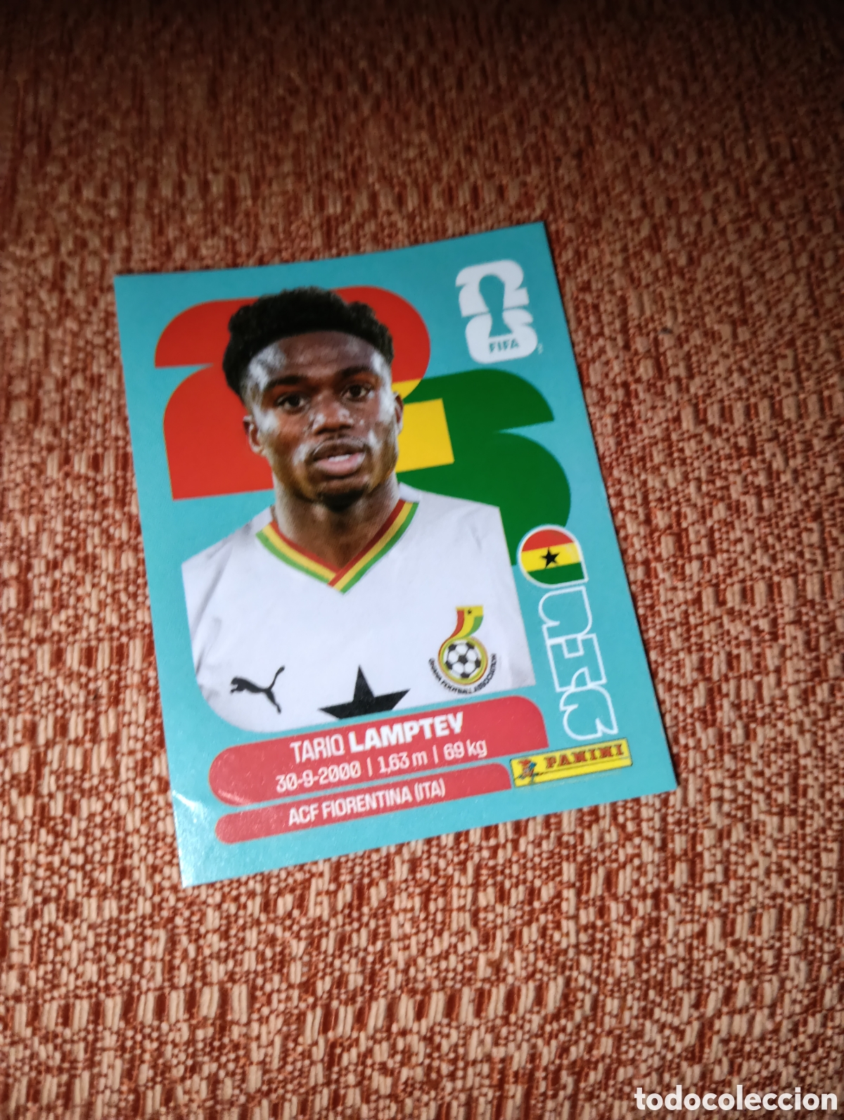 Cromos de f&uacute;tbol: GHA3 Tariq Lamptey - Ghana - World Cup 2026 Sticker Mundial GHA 3
