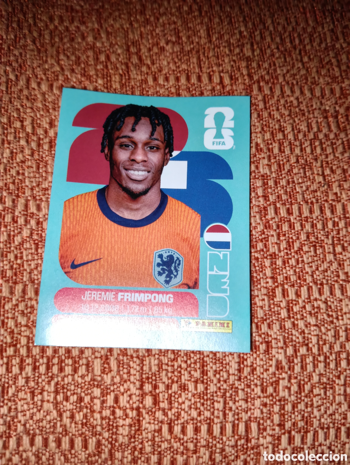 Cromos de f&uacute;tbol: NED 8 NED8 JEREMIE FRIMPONG HOLANDA ⚽ PANINI FIFA MUNDIAL WORLD CUP 26 2026 STICKER ⚽