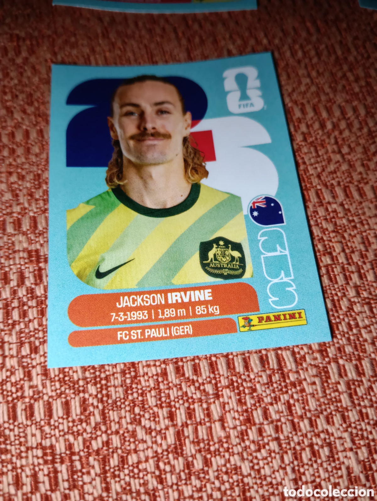 Cromos de f&uacute;tbol: CROMO NUMERO 11 IRVINE AUSTRALIA. MUNDIAL 2026. PANINI.