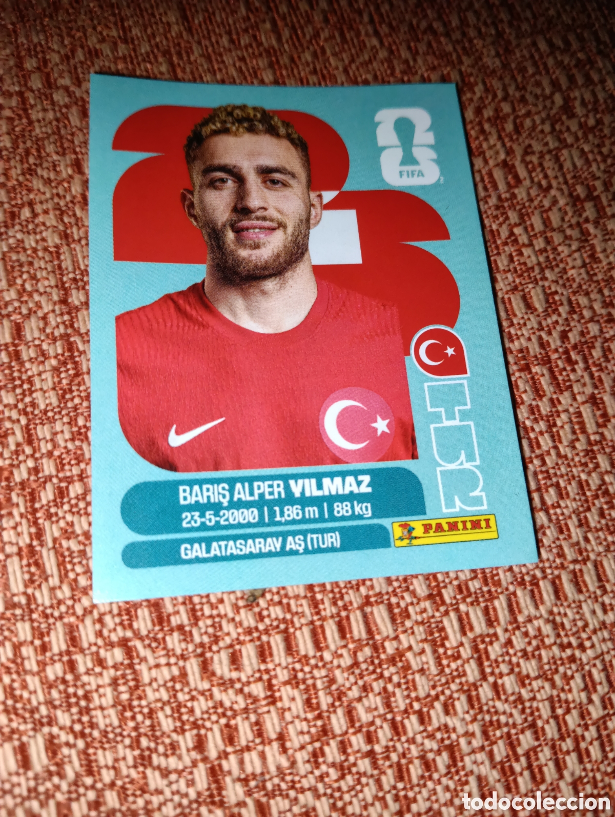 Cromos de f&uacute;tbol: B22 TUR 18 TUR18 BARIS ALPER YILMAZ TURQU&Iacute;A TURQUEY TUR MUNDIAL FIFA WORLD CUP 2026 STICKER PANINI